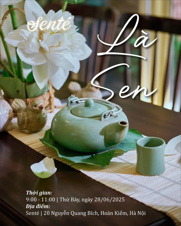 Workshop Là Sen: Trà và những khoảng lặng nhẹ
