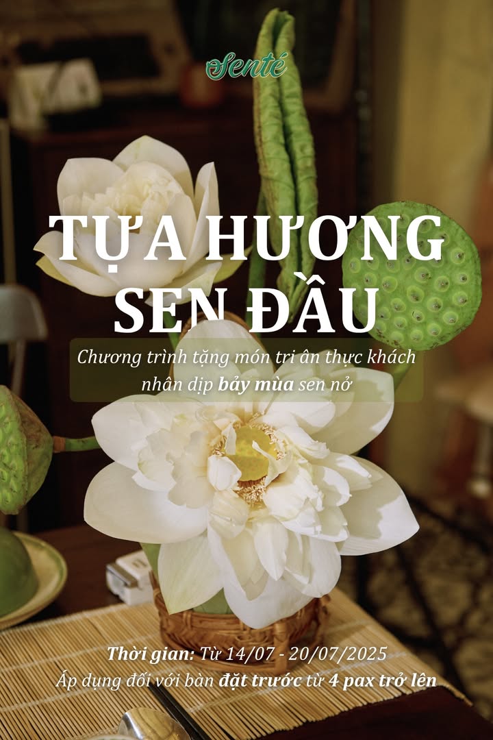 Senté mừng tuổi mới, tri ân thực khách bằng bữa cơm sen nhẹ lành — ảnh 2