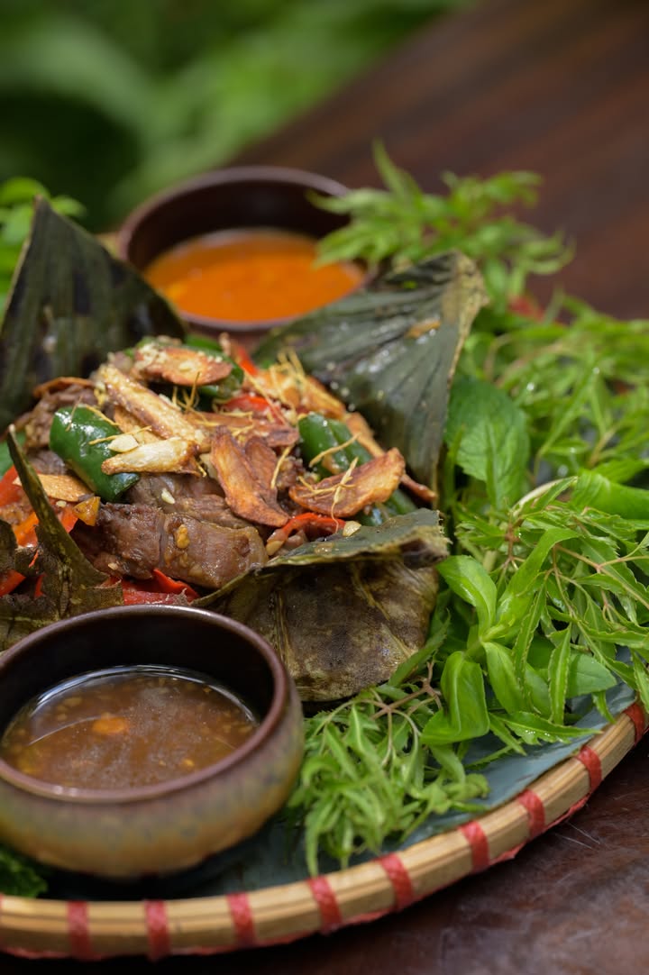Bò Angus nướng than hoa tại Senté: dáng hương xưa trong vị mới