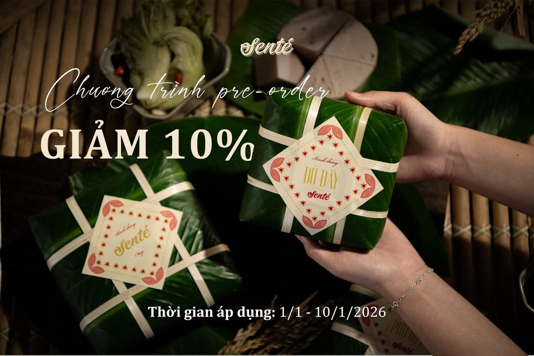 Bánh chưng Senté mùa Tết: gạo lứt, bánh dẹt Séng Cù, đặt trước giảm 10% — ảnh 2