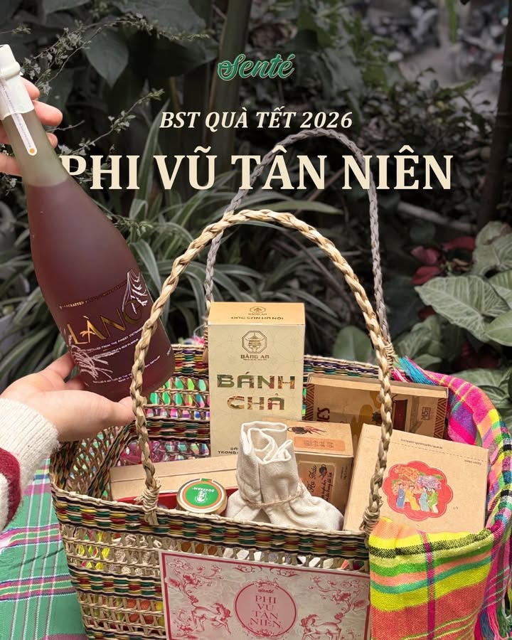 Set quà Tết 2026 Phi Vũ Tân Niên của Senté: Tinh tuyển sản vật Việt