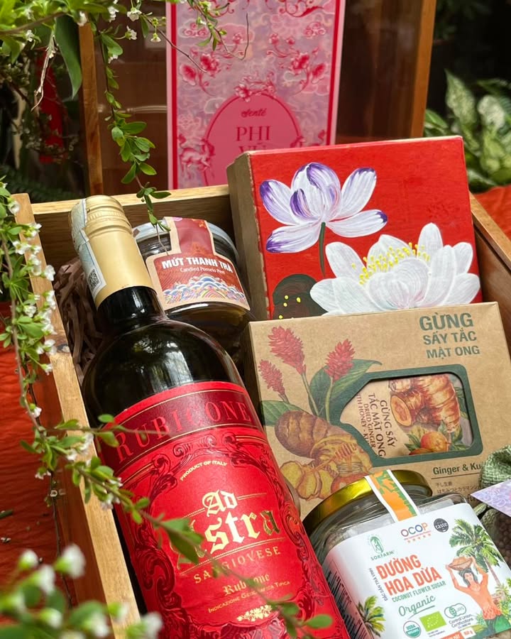 Sắc đỏ Senté và hương vị quê nhà trong set quà năm mới — ảnh 4