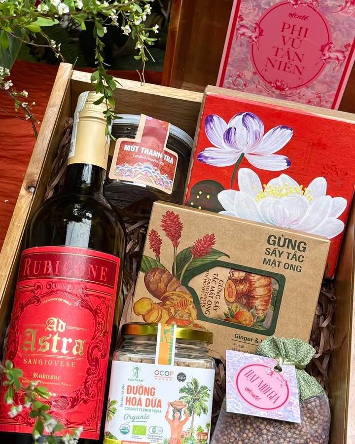 Sắc đỏ Senté và hương vị quê nhà trong set quà năm mới — ảnh 3