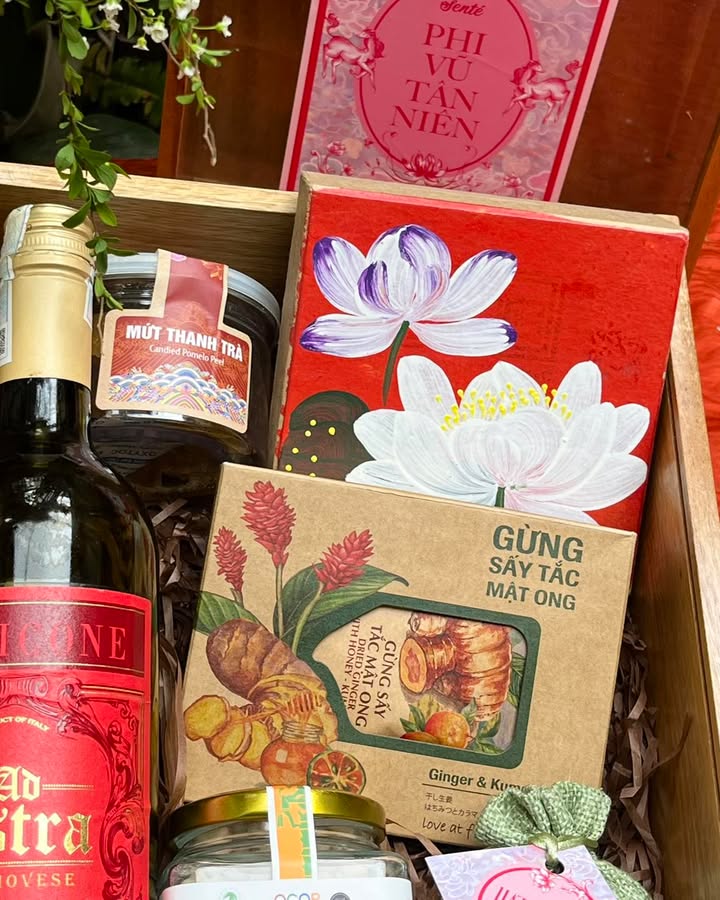 Sắc đỏ Senté và hương vị quê nhà trong set quà năm mới — ảnh 5