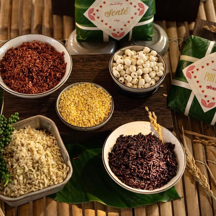 Bánh chưng Senté gói giữ hồn cốt Tết