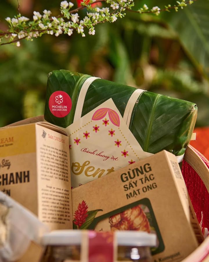 Của để dành: Set quà Tết trong làn cói nhà Senté — ảnh 3