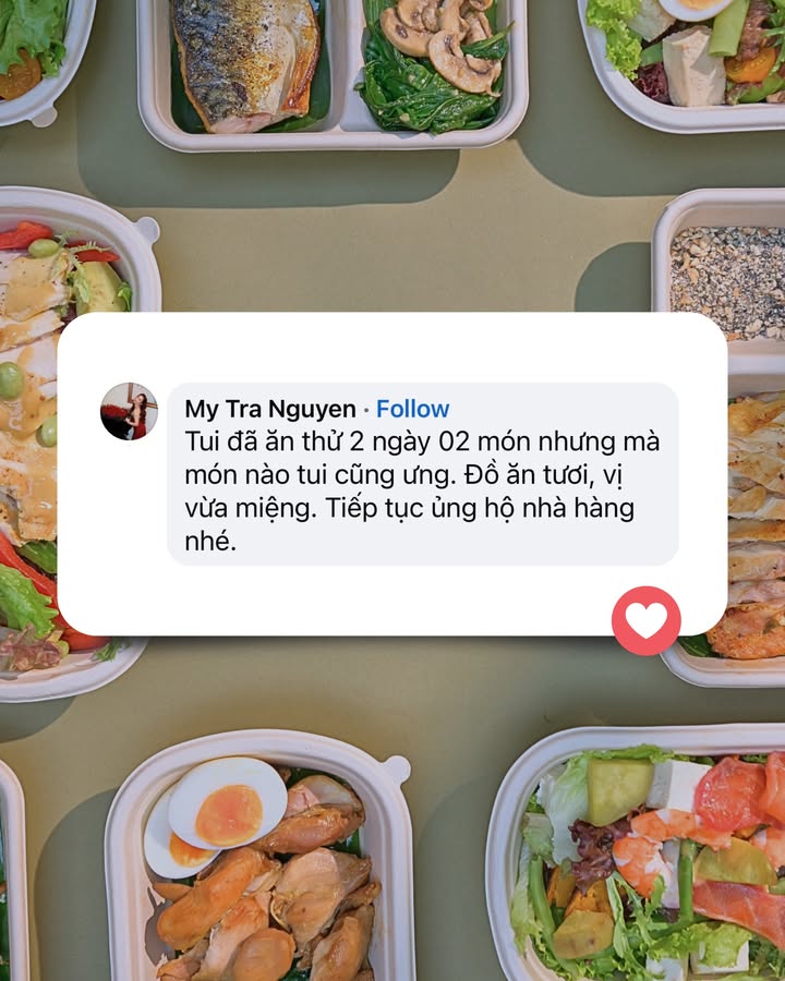 Cảm ơn vì đã lựa chọn VerySenté và đồng hành cùng những bữa ăn cân bằng