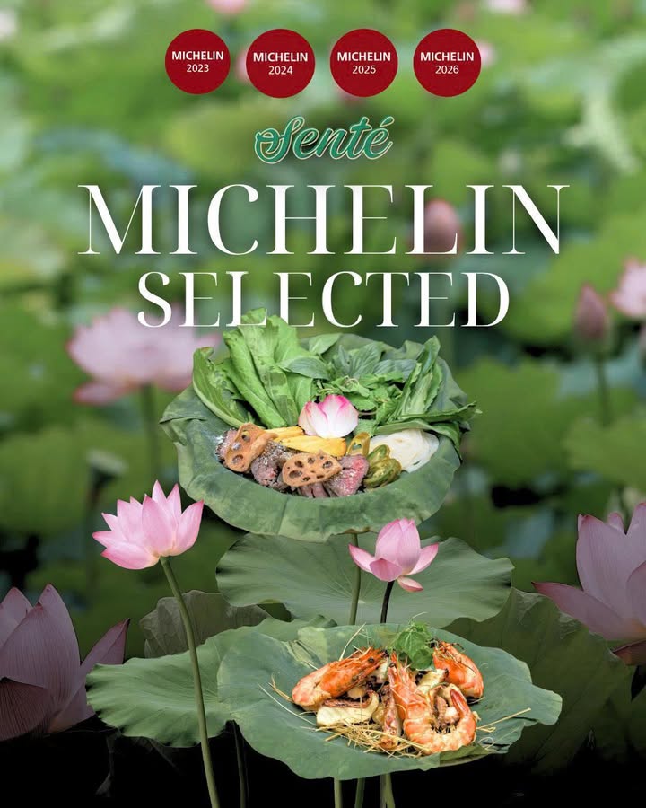 Senté lần thứ tư liên tiếp góp mặt trong Michelin Guide Việt Nam 2026