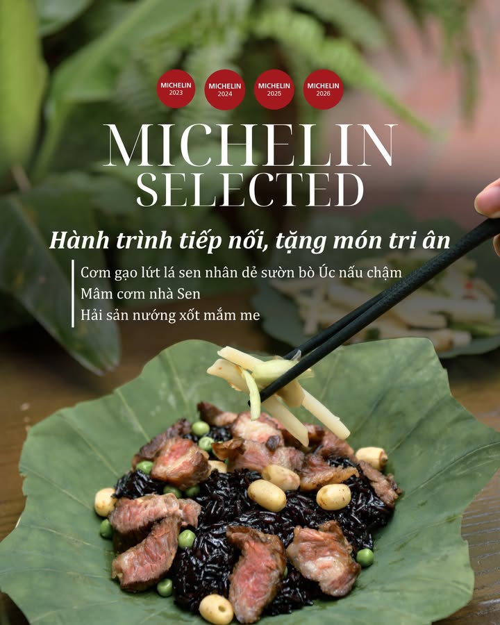 Senté bốn năm liên tiếp được Michelin Guide ghi nhận, tặng quà tri ân trong tháng 6