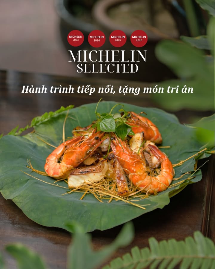 Senté bốn năm liên tiếp được MICHELIN Guide ghi nhận, tặng món dư vị hè cho bàn từ 4 khách