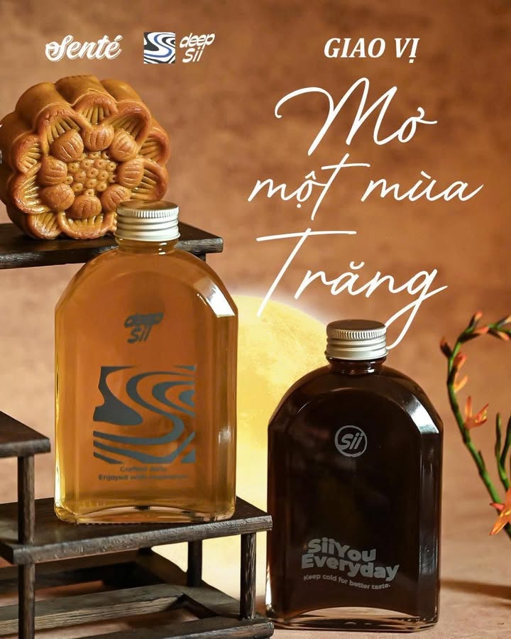 Senté và Deepsii: Vị mơ mùa trăng qua bánh Trung Thu và Cold Brew