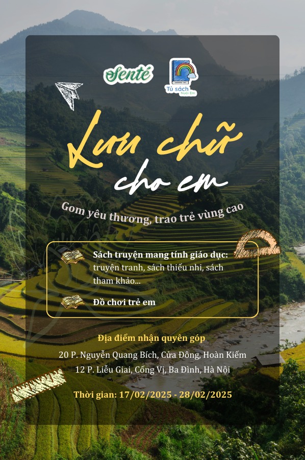 Lưu Chữ Cho Em: Quyên góp sách và đồ chơi cho trẻ em vùng cao