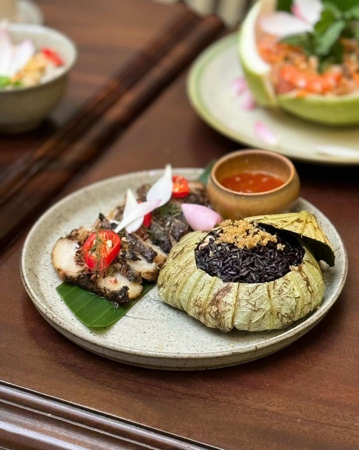 Gạo lứt đen nấu nước hạt sen: hạt lành dẻo thơm trong gian bếp Senté — ảnh 4