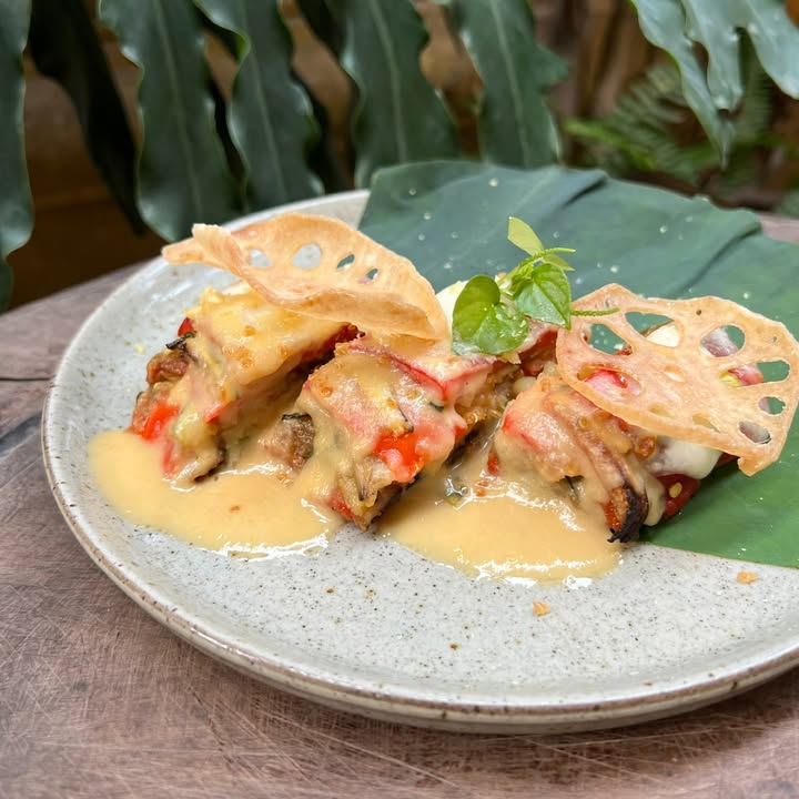 Rau củ nướng xốt miso và tinh túy mùa hè trong thực đơn tại Senté